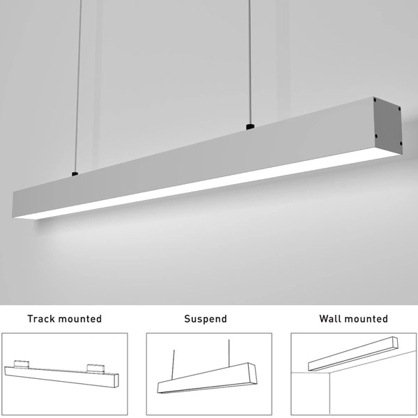 Fashion Housing 12 Volt Rectangular Aluminum Ceiling LED Modern Pendant Light