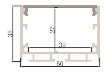 Hot Selling 2m 3m Suspending LED Aluminum Profile, LED Pendent Lights Aluminum Profile, Office Linear Lights Aluminum Profile