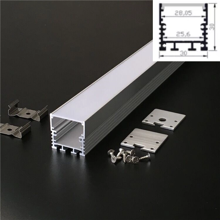 LED Linear Light Suspended Aluminum Profile Channel for LED Bar Strips Lighting