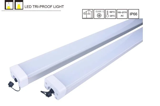 2020 LED Tri Proof Light Super Slim 1200mm 40W Warehouse Use Industrial Tri-Proof LED Tube Light LED Linear Batten Fixture