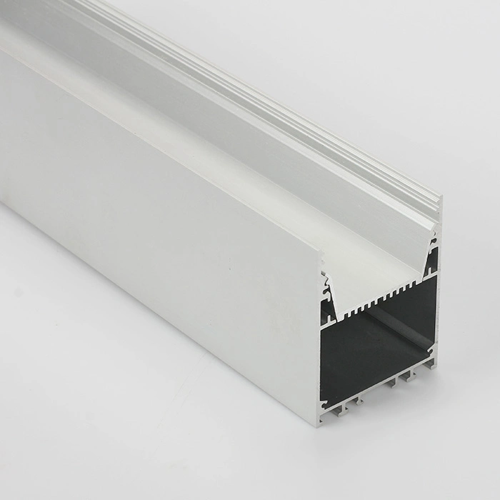 50*70mm Anodized Aluminum LED Housing with Diffuser LED Profile Lighting for Indoor Mount