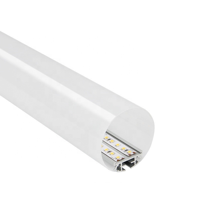 High Power Commercial Round Shape Aluminum Extrusion LED Linear Light Fixture