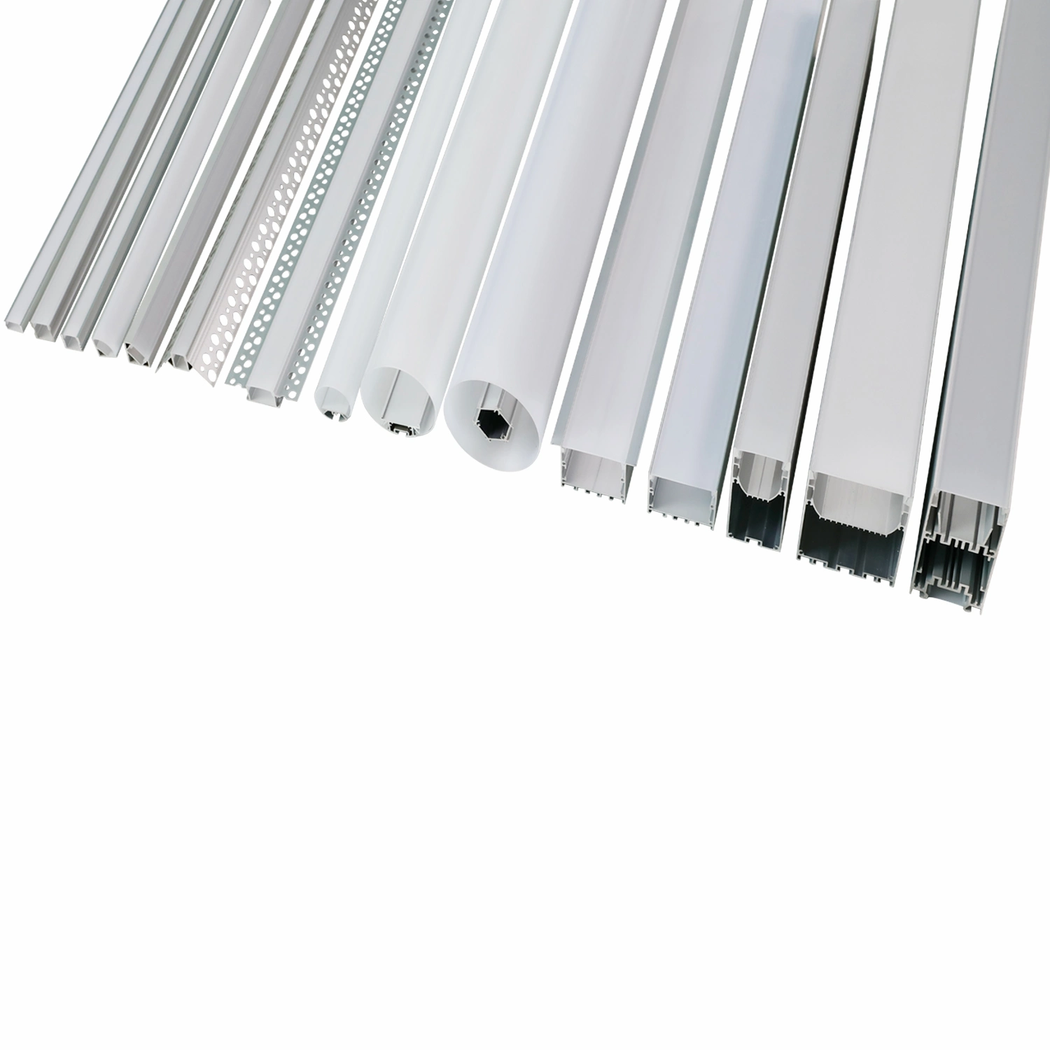 17X7mm Recessed Aluminium LED Extrusion Profile Recessed LED Aluminium Profile