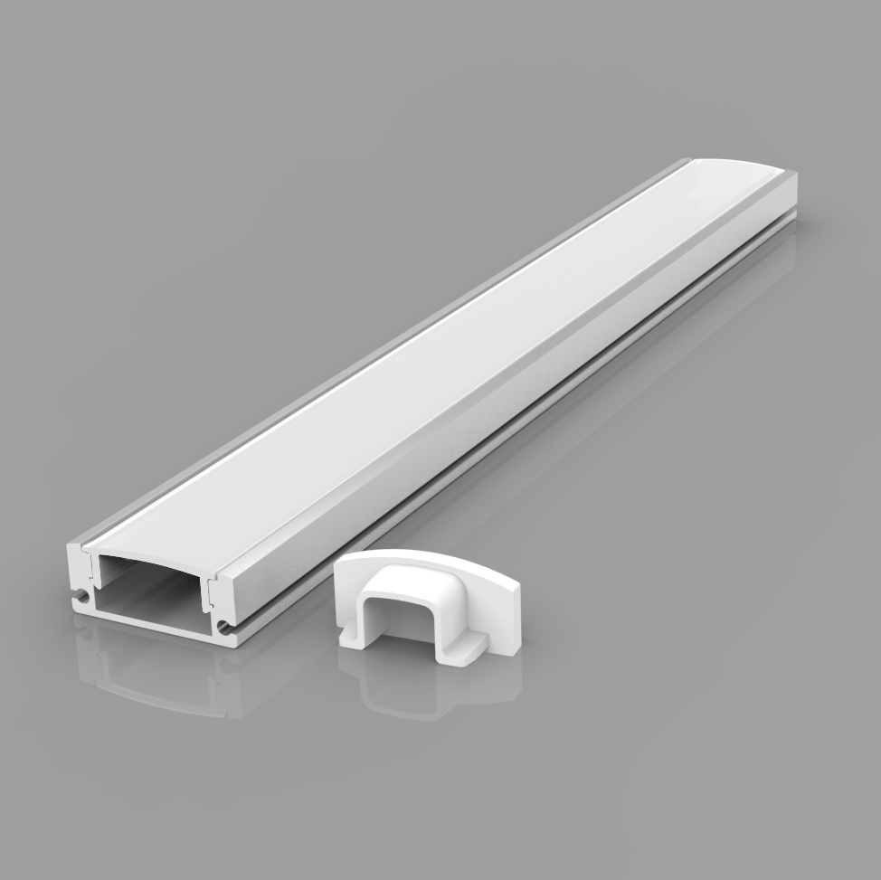 China Supplier 17.3*7mm Surface LED Aluminium Profile