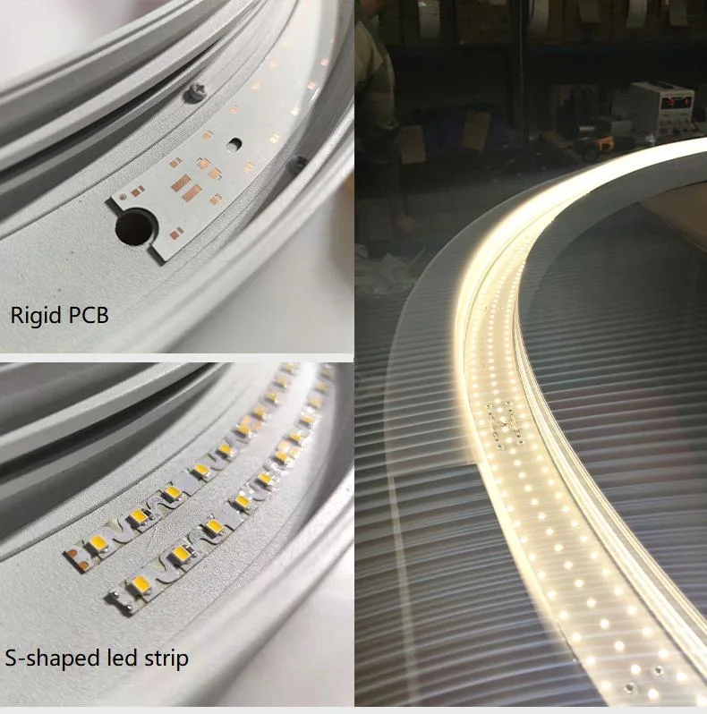 Customized Angle Arc Shape LED Linear Light Aluminium Curved LED Profile