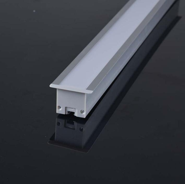 Al6063 LED Aluminum Profile 50mm X 36mm for LED Strip LED Aluminium Bar Fixture with PC Profile Length Can Be Customized