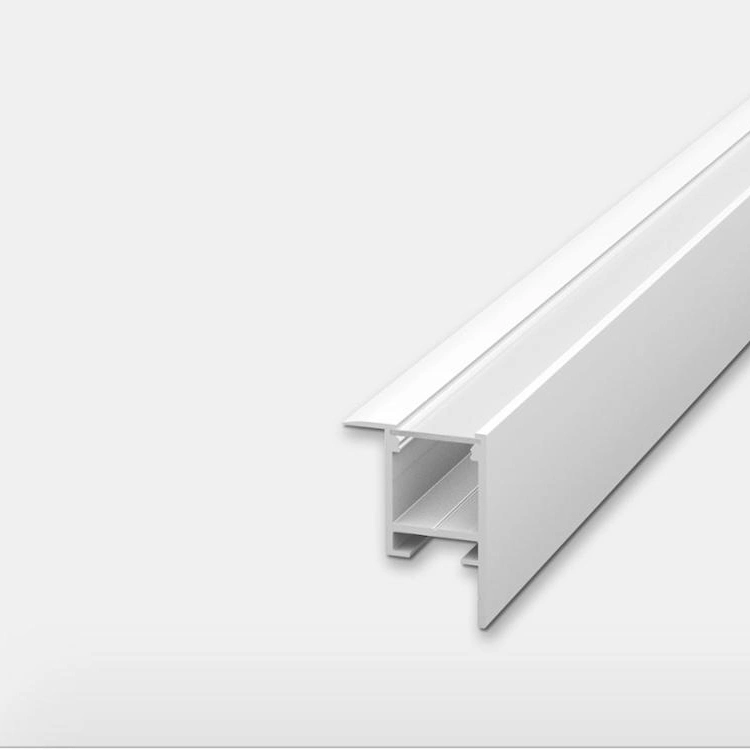 LED Profile Extrusion Diffuser Aluminum Chaneel PC Milky Cover for Suspended Mounting