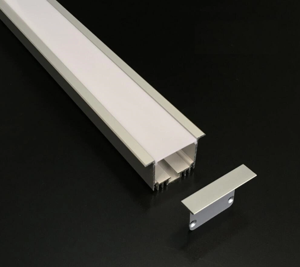 48*32mm Waterproof LED Aluminum Profile for Floor 6063 Material Alloy New Profile