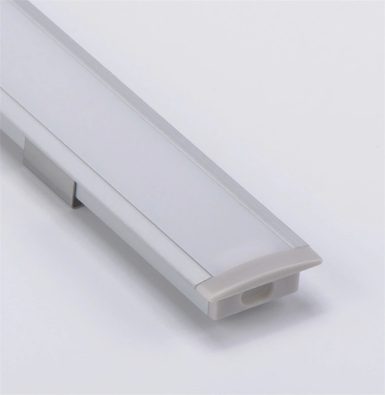 LED Aluminium Super Slim 8mm Extrusion Recessed LED Aluminum Channel 3 Meter LED Profile with Flange