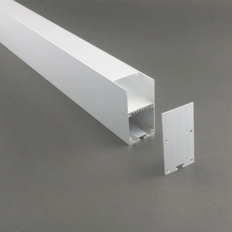 Alu-6635 LED Linear Light Aluminum Profile China Manufacture for Suspended LED Mounted Lighting