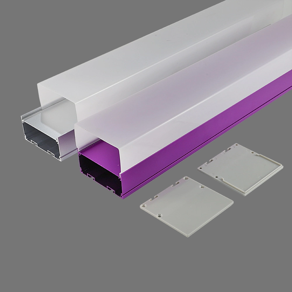 40 (W) X70 (H) mm LED Aluminum Profile Surface Suspended Mounted LED Linear Light LED Extrusion Channel Light