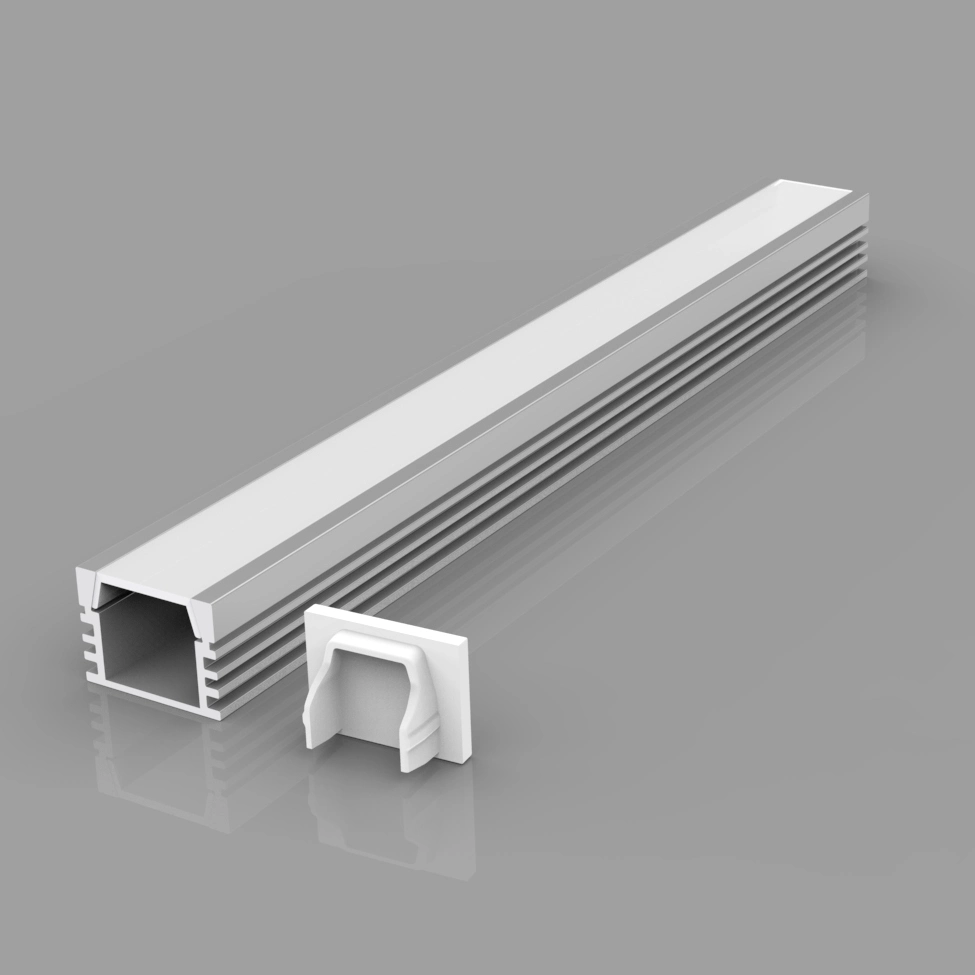 Ecoled Energy 2020 Deep Surface Mount Aluminum Profile Housing for LED Strip Lights